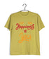 Yoga Fitness Yoga HAPPINESS IS YOGA Custom Printed Graphic Design T-Shirt for Women